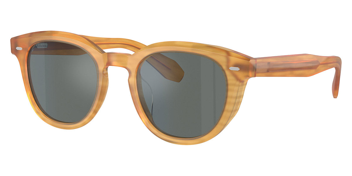 Oliver Peoples® N.05 Sun OV5547SU 1779W5 48 - Semi-Matte Goldwood/Regal Blue Sunglasses