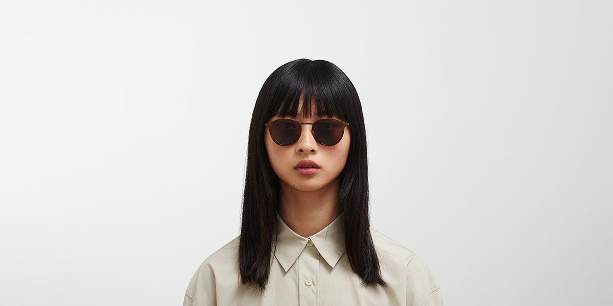 Mykita® PAULSON MYK PAULSON A47 Mocca/Zanzibar / Brown Solid 47 - A47 Mocca/Zanzibar / Brown Solid Sunglasses