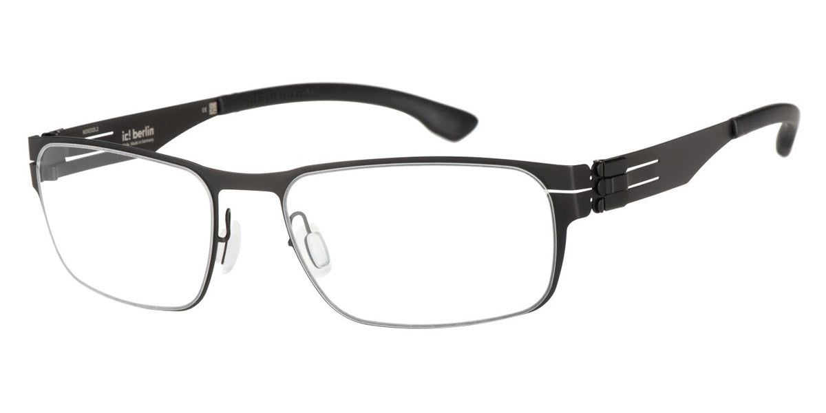 Ic! Berlin® Rast Large ICB M1576023023T02007DO 55 - Black Eyeglasses