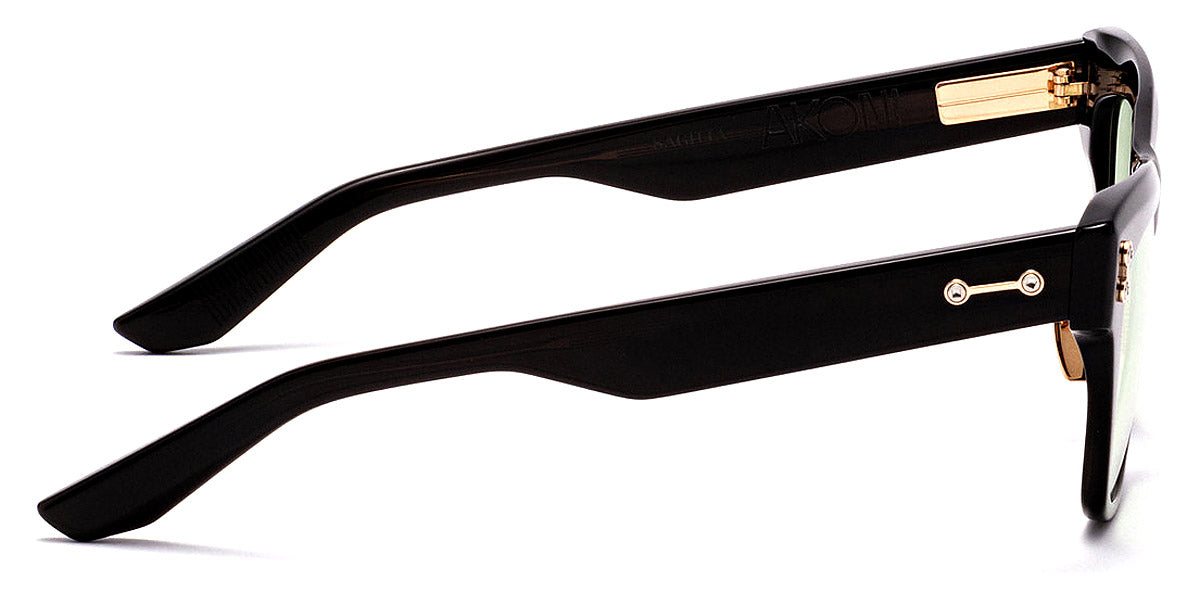 AKONI® Sagitta AKO Sagitta 411A-UNI 52 - Crystal Black Eyeglasses