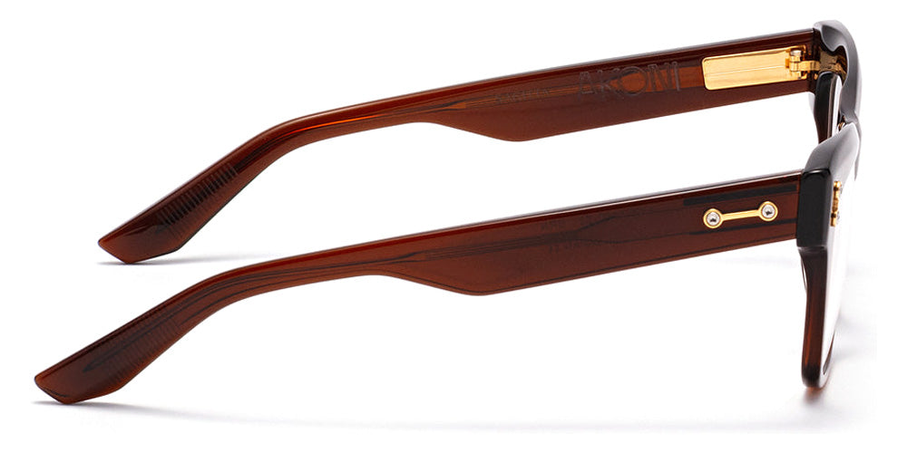 AKONI® Sagitta AKO Sagitta 411C 52 - Crystal Brown Eyeglasses