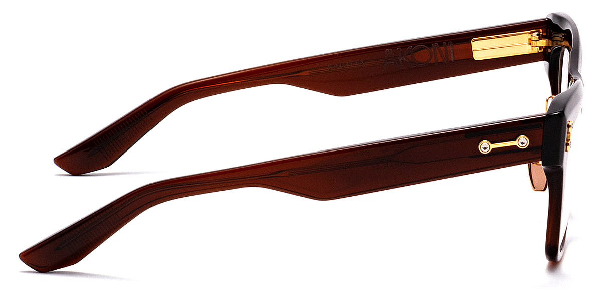 AKONI® Sagitta AKO Sagitta 411C-UNI 52 - Crystal Brown Eyeglasses