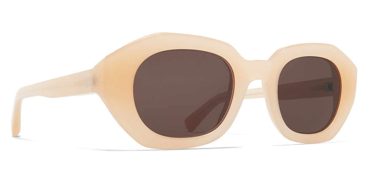 Mykita® SATIN MYK SATIN C188 Blonde/Shiny Silver / Brown Solid 45 - C188 Blonde/Shiny Silver / Brown Solid Sunglasses