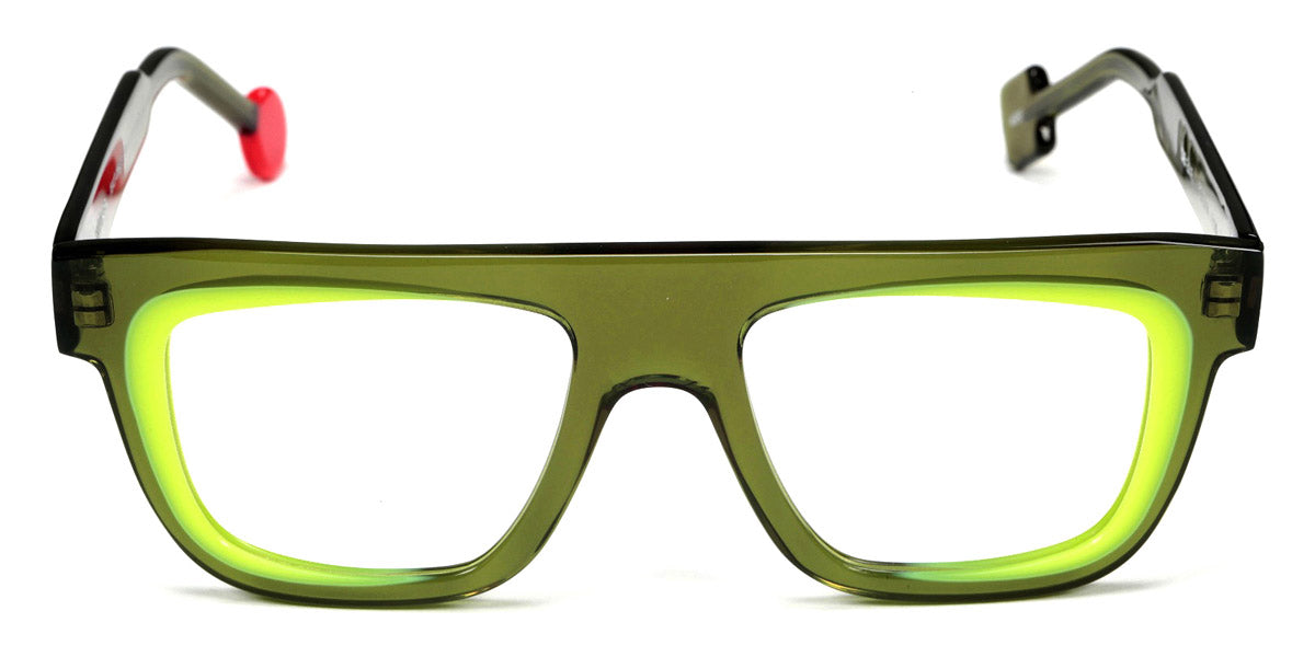 Sabine Be® Be Alive SB Be Alive 685 50 - Shiny Translucent Khaki / Shiny Neon Yellow Eyeglasses