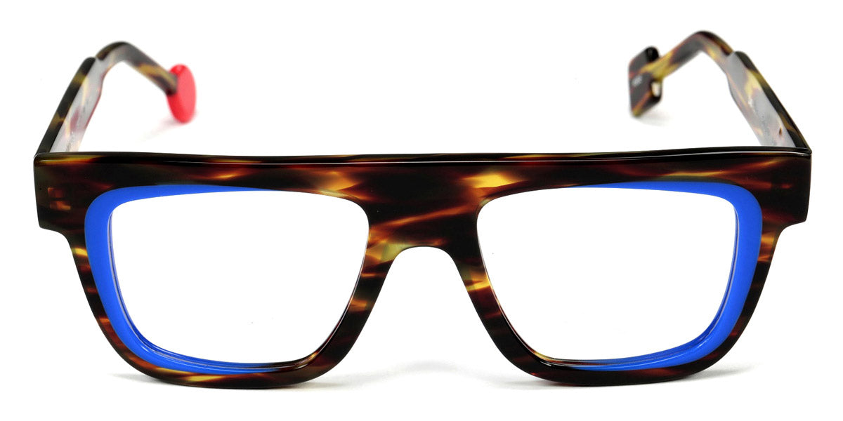 Sabine Be® Be Alive SB Be Alive 686 50 - Shiny Dark Veined Tortoiseshell / Shiny Majorelle Blue Eyeglasses