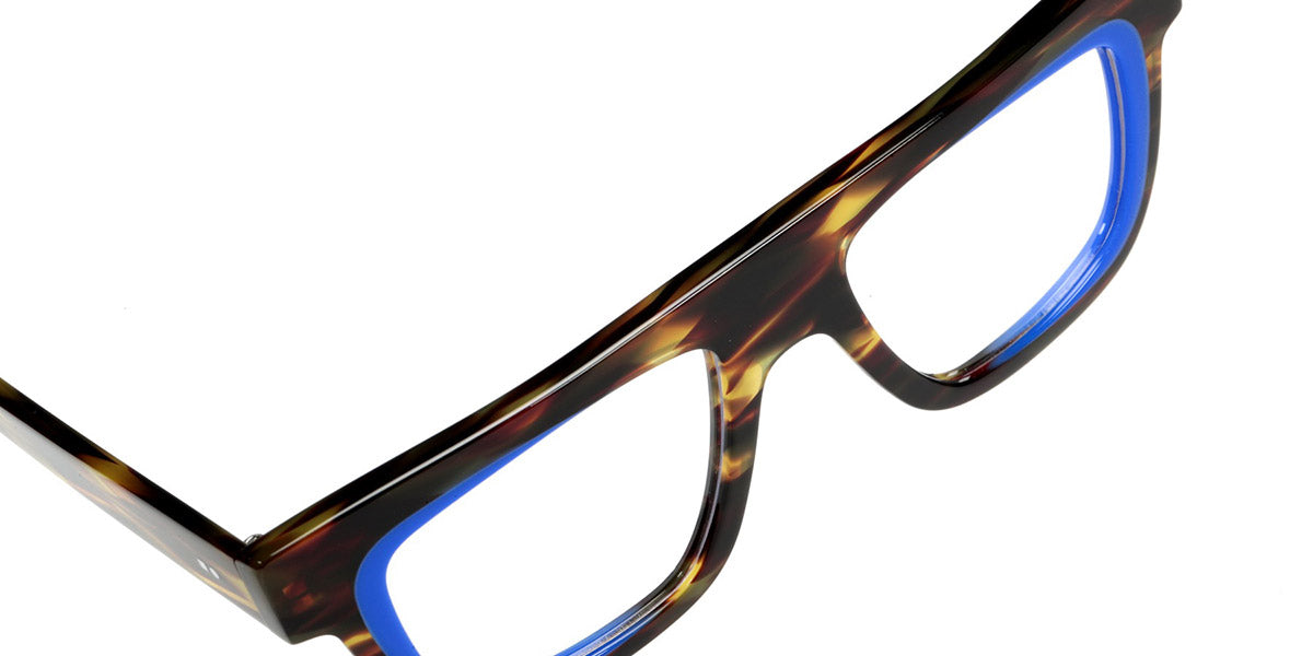 Sabine Be® Be Alive SB Be Alive 686 50 - Shiny Dark Veined Tortoiseshell / Shiny Majorelle Blue Eyeglasses