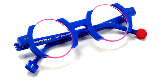 Sabine Be® Be Balloon SB Be Balloon 717 44 - Shiny Majorelle Blue / Satin Neon Pink Eyeglasses