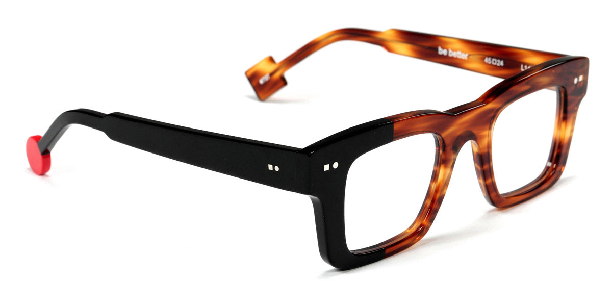 Sabine Be® Be Better SB Be Better 737 45 - Shiny Blonde Veined Tortoiseshell / Shiny Black Eyeglasses