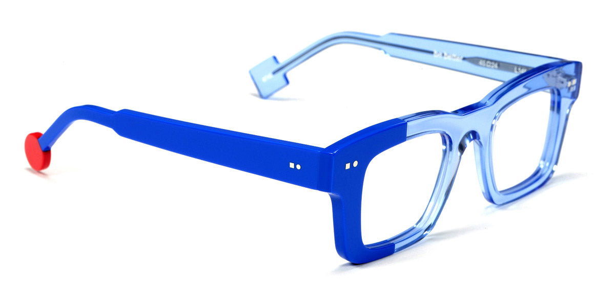 Sabine Be® Be Better SB Be Better 743 45 - Shiny Translucent Blue / Shiny Majorelle Blue Eyeglasses