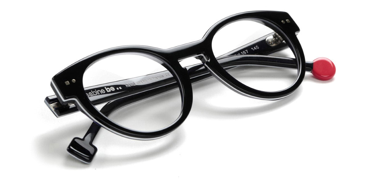 Sabine Be® Be Crazy SB Be Crazy 167 47 - Shiny Midnight Blue / White / Shiny Navy Blue Eyeglasses