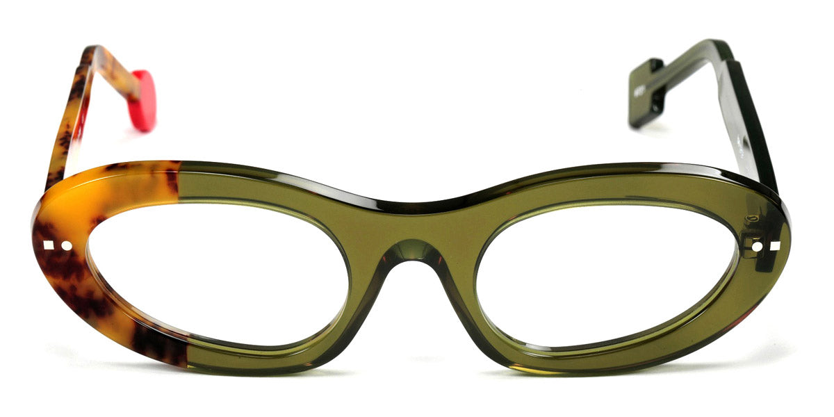 Sabine Be® Be Gaga SB Be Gaga 721 51 - Shiny Translucent Khaki / Shiny Tortoiseshell Eyeglasses