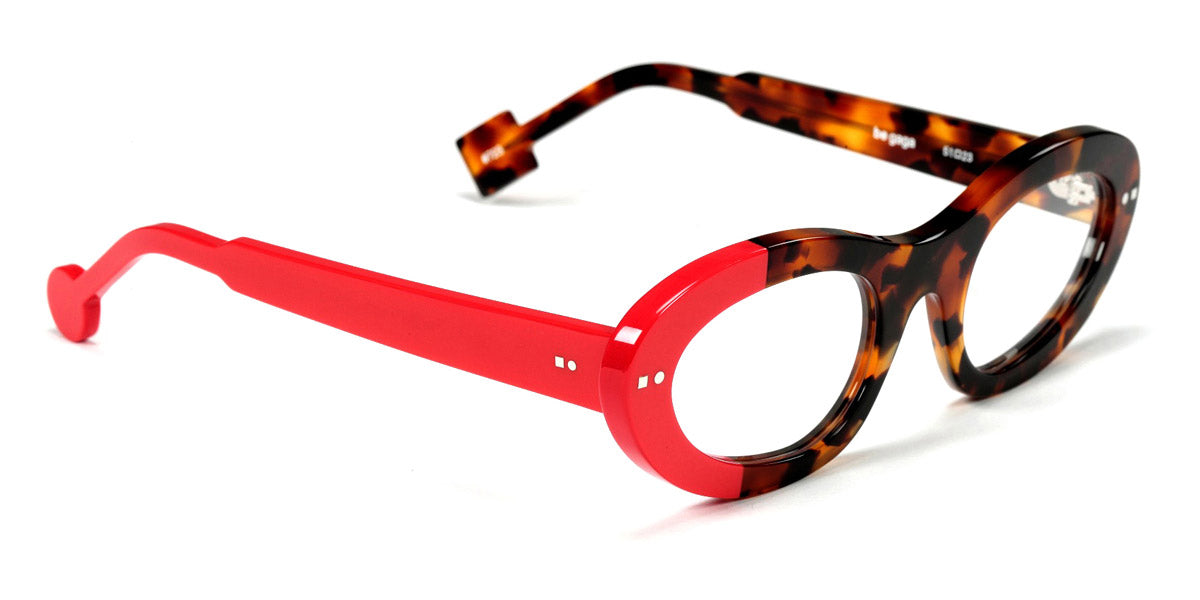 Sabine Be® Be Gaga SB Be Gaga 723 51 - Shiny Fawn Tortoiseshell / Shiny Red Eyeglasses