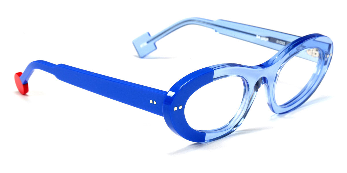 Sabine Be® Be Gaga SB Be Gaga 728 51 - Shiny Translucent Light Blue / Shiny Majorelle Blue Eyeglasses