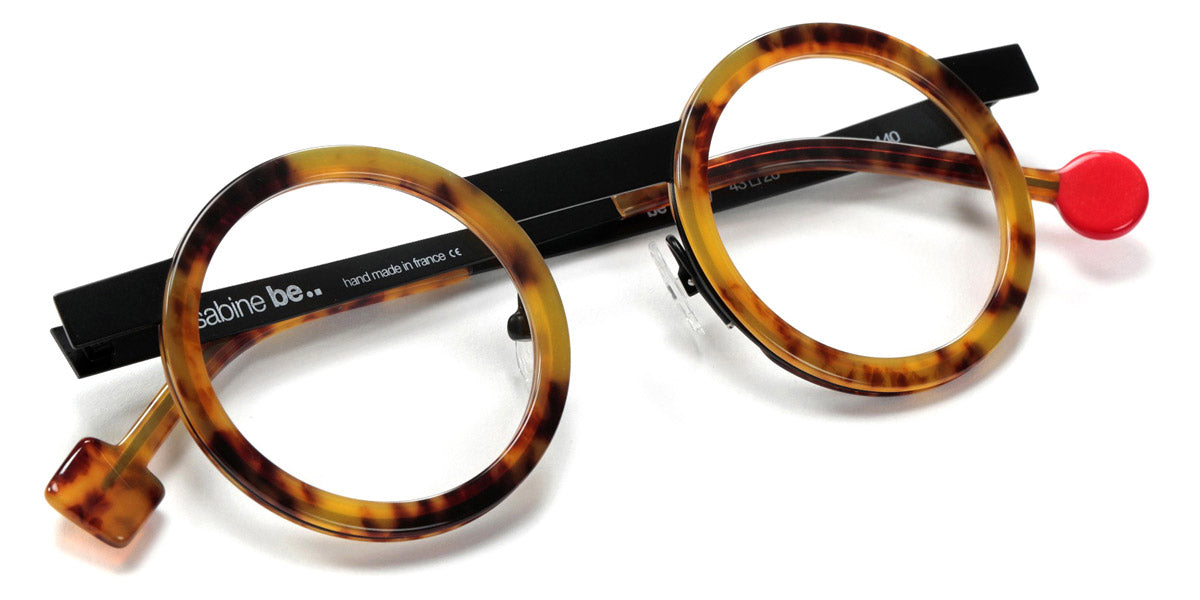 Sabine Be® Be Gipsy SB Be Gipsy 667 43 - Shiny Tortoiseshell / Satin Black Eyeglasses