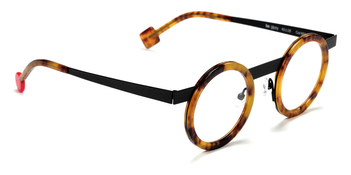 Sabine Be® Be Gipsy SB Be Gipsy 667 43 - Shiny Tortoiseshell / Satin Black Eyeglasses