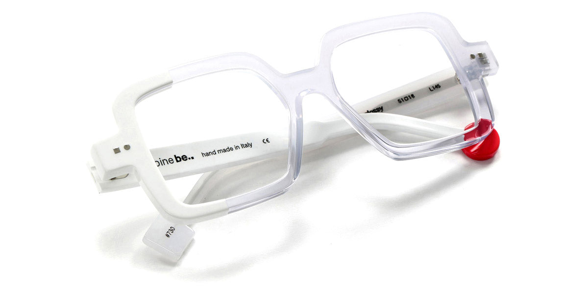 Sabine Be® Be Glossy SB Be Glossy 730 51 - Shiny Opal Gradient / Shiny White Eyeglasses