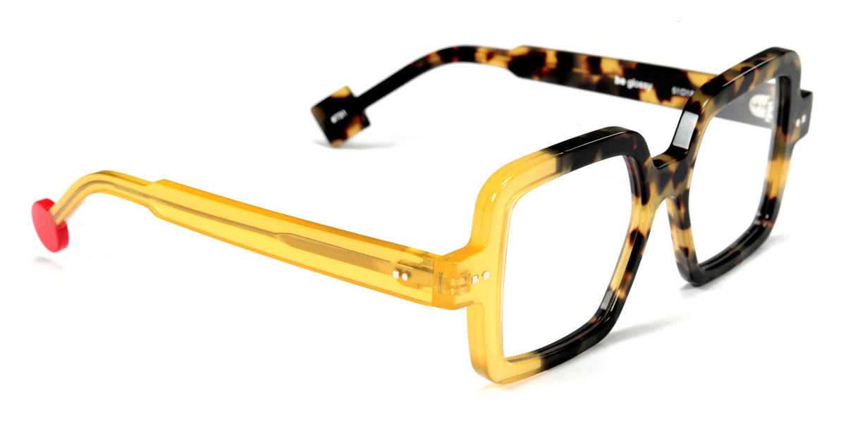 Sabine Be® Be Glossy SB Be Glossy 731 51 - Shiny Tortoiseshell / Shiny Opal Yellow Eyeglasses