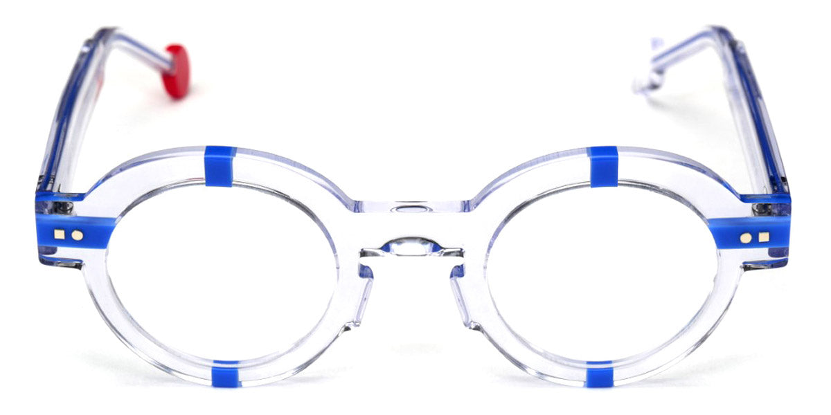 Sabine Be® Be Groom SB Be Groom 355 43 - Shiny Crystal / Shiny Majorelle Blue Eyeglasses