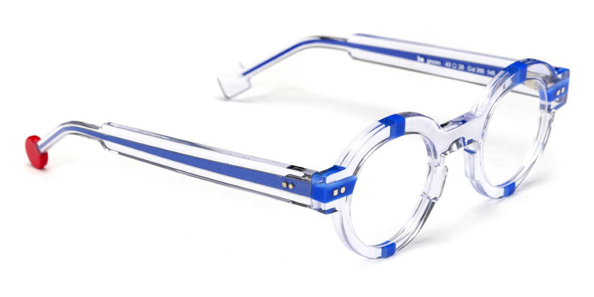 Sabine Be® Be Groom SB Be Groom 355 43 - Shiny Crystal / Shiny Majorelle Blue Eyeglasses