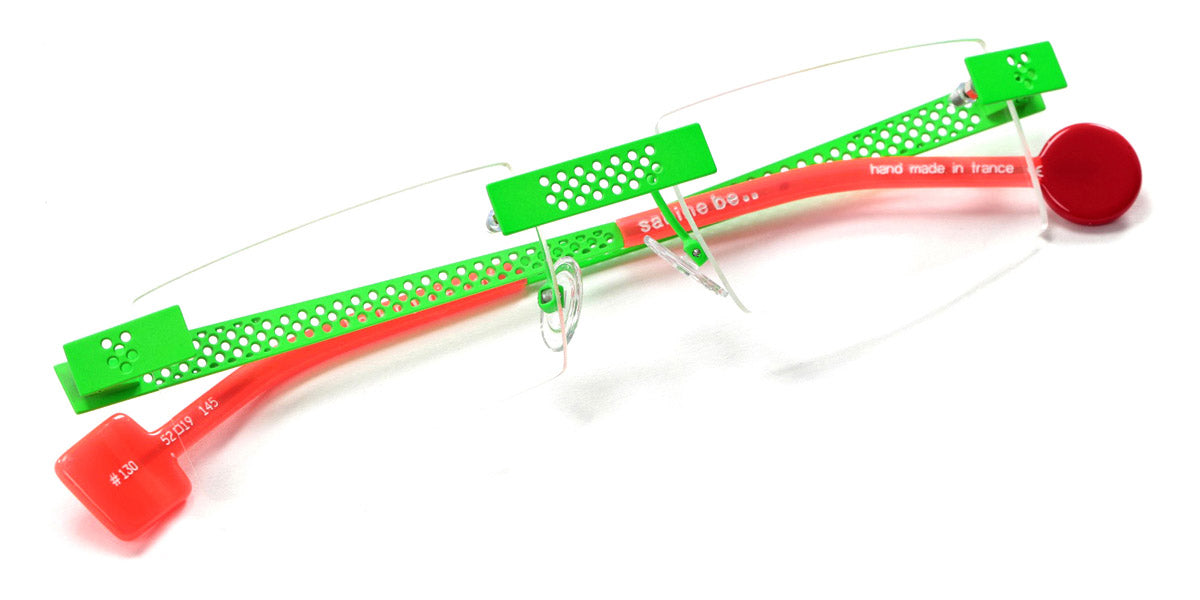 Sabine Be® Be King Pierced SB Be King Pierced 130 52 - Satin Neon Green Eyeglasses