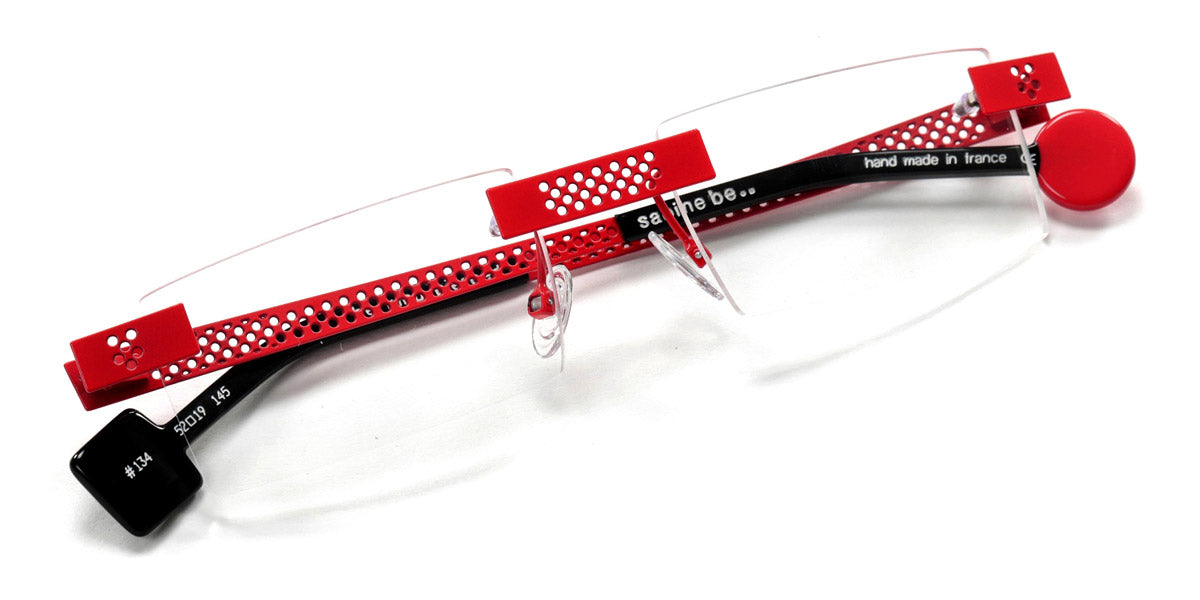 Sabine Be® Be King Pierced SB Be King Pierced 134 52 - Satin Red Eyeglasses