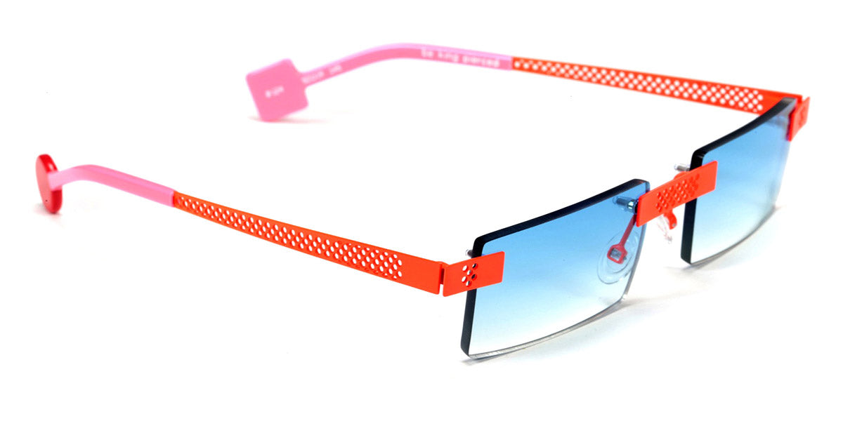 Sabine Be® Be King Pierced Sun SB Be King Pierced Sun 124 52 - Satin Neon Orange Sunglasses