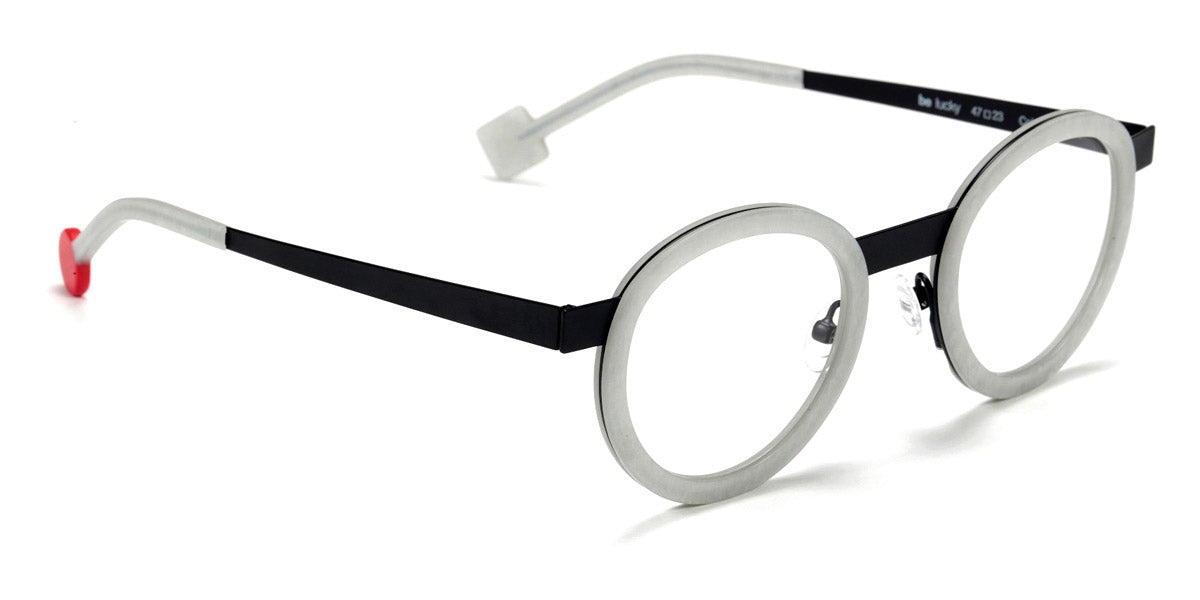 Sabine Be® Be Lucky SB Be Lucky 671 47 - Matte Marbled Silver Grey / Satin Midnight Blue Eyeglasses