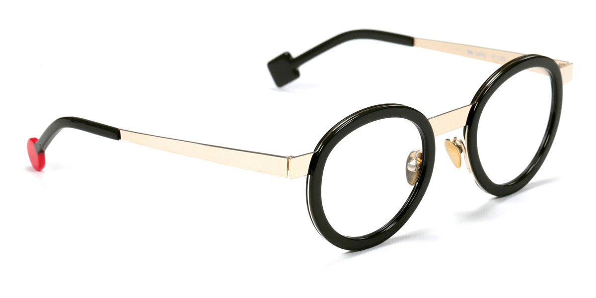 Sabine Be® Be Lucky SB Be Lucky 672 47 - Shiny Khaki / Polished Yellow Gold Eyeglasses