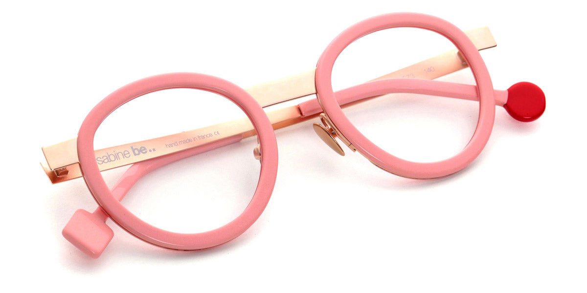 Sabine Be® Be Lucky SB Be Lucky 673 47 - Shiny Solid Peach / Polished Rose Gold Eyeglasses