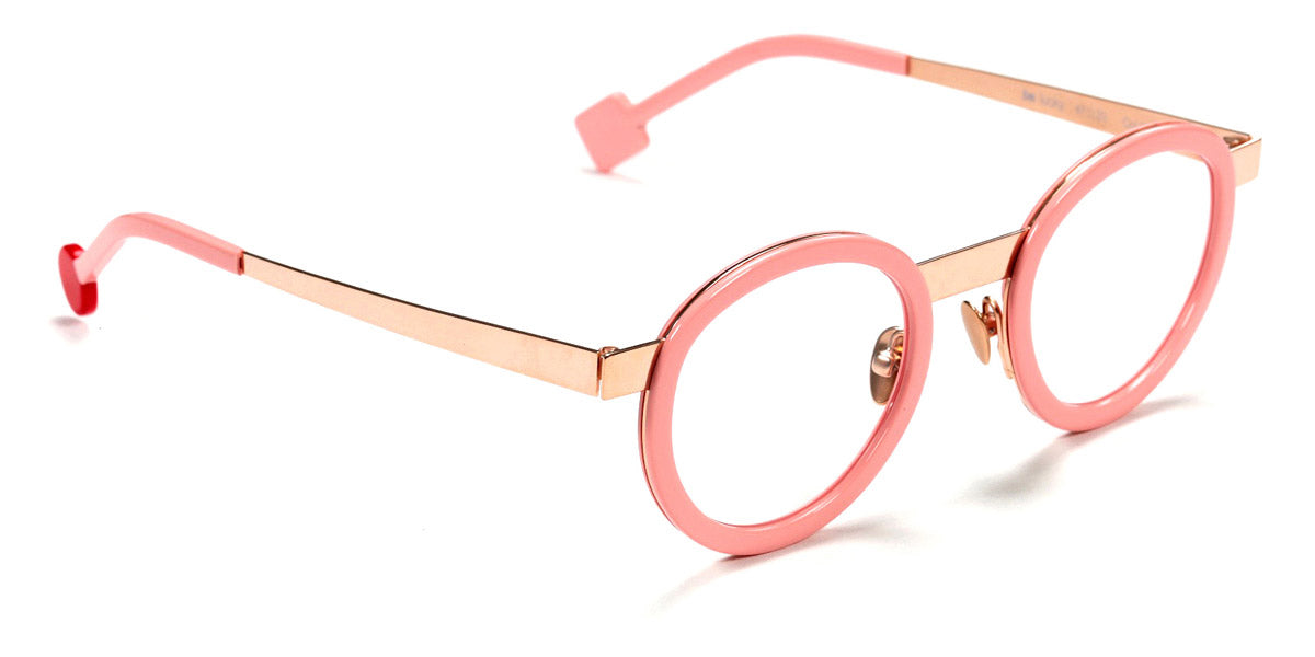 Sabine Be® Be Lucky SB Be Lucky 673 47 - Shiny Solid Peach / Polished Rose Gold Eyeglasses