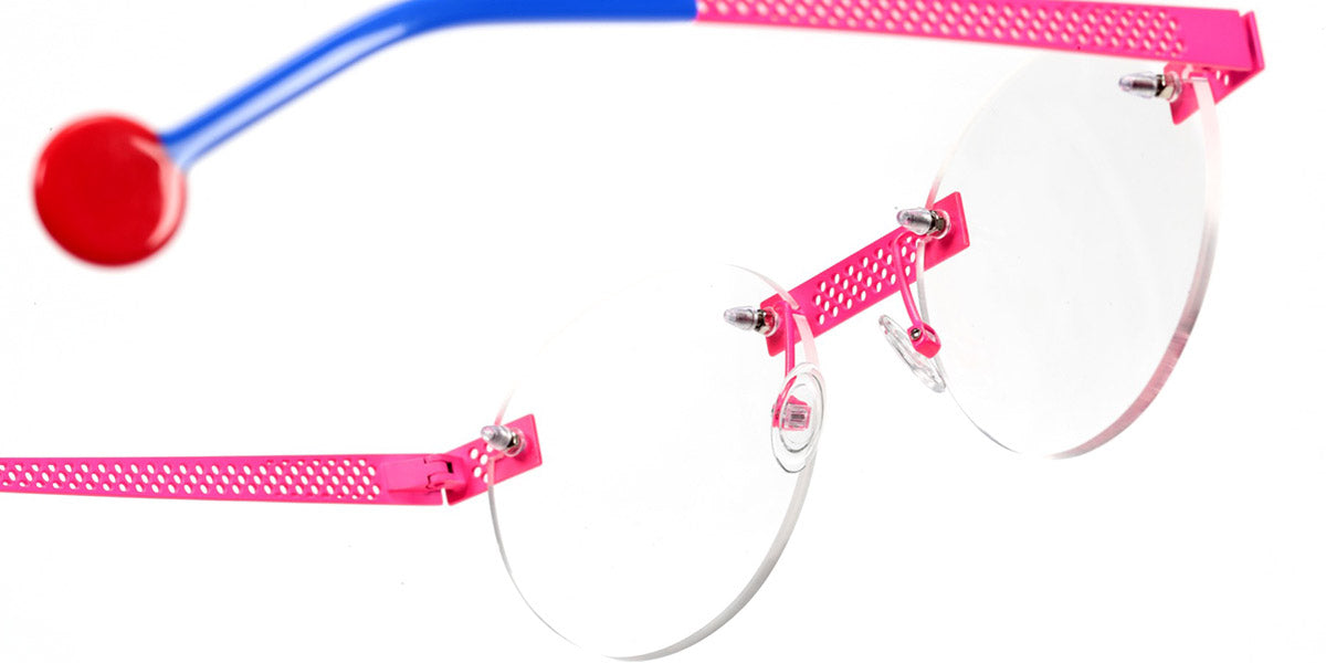 Sabine Be® Be Lucky Pierced SB Be Lucky Pierced 126 51 - Satin Neon Pink Eyeglasses