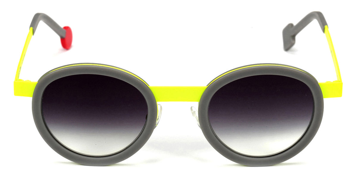 Sabine Be® Be Lucky Sun SB Be Lucky Sun 13 47 - Matte Solid Grey / Satin Neon Yellow Sunglasses