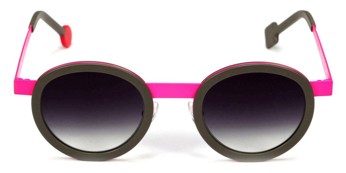 Sabine Be® Be Lucky Sun SB Be Lucky Sun 62 47 - Matte Taupe / Satin Neon Pink Sunglasses