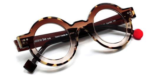 Sabine Be® Be Pop Line SB Be Pop Line 660 41 - Shiny Brown Gradient / Shiny Tokyo Tortoiseshell Eyeglasses