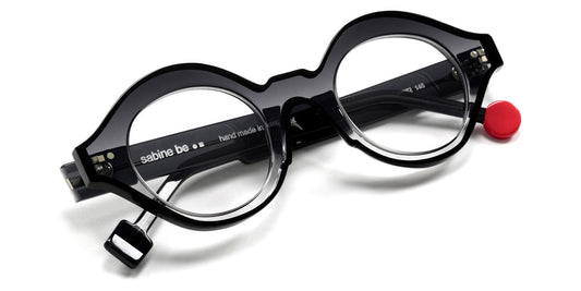 Sabine Be® Be Smile Line SB Be Smile Line 662 46 - Shiny Black Gradient / Shiny Black Eyeglasses