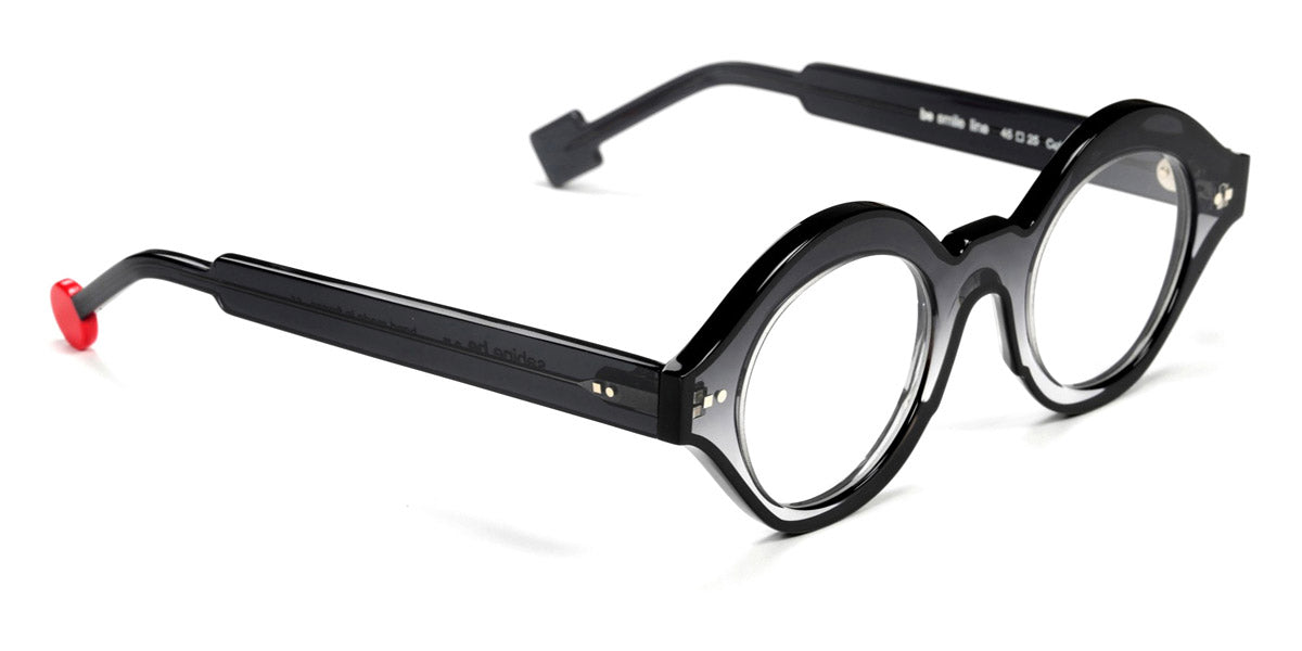 Sabine Be® Be Smile Line SB Be Smile Line 662 46 - Shiny Black Gradient / Shiny Black Eyeglasses