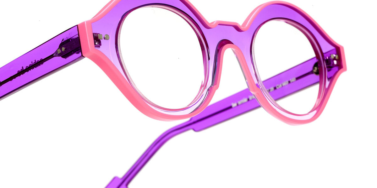 Sabine Be® Be Smile Line SB Be Smile Line 663 46 - Shiny Purple Gradient / Shiny Neon Pink Eyeglasses