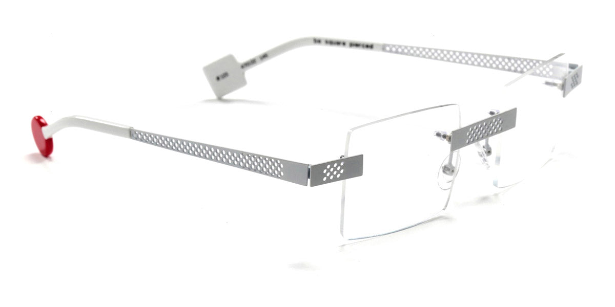 Sabine Be® Be Square Pierced SB Be Square Pierced 123 47 - Satin White Eyeglasses