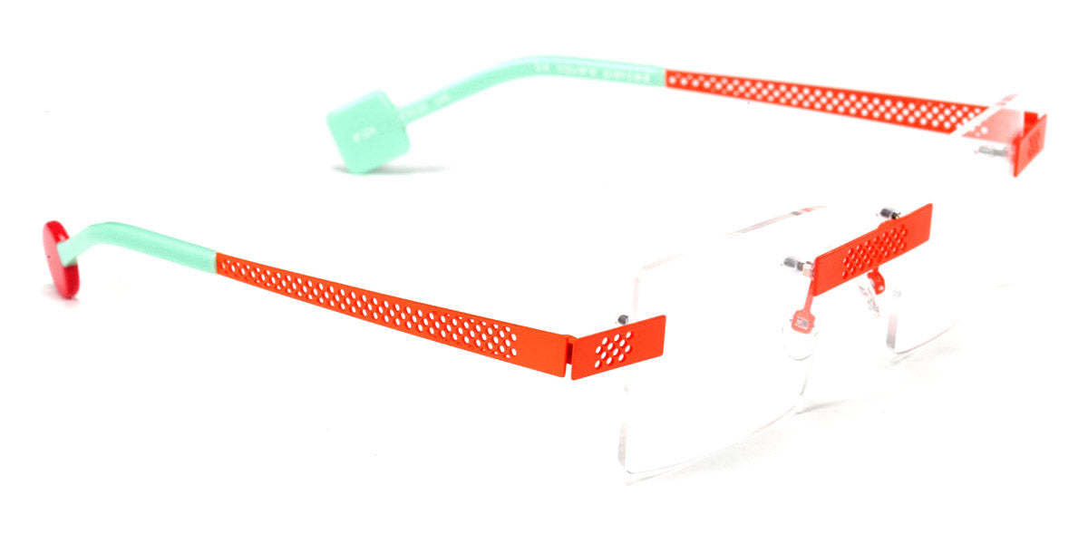 Sabine Be® Be Square Pierced SB Be Square Pierced 124 47 - Satin Neon Orange Eyeglasses