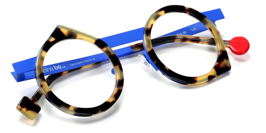 Sabine Be® Be Yoon SB Be Yoon 06 43 - Shiny Tokyo Tortoise / Satin Blue Majorelle Eyeglasses