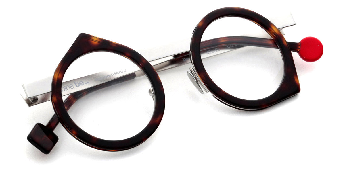 Sabine Be® Be Yoon SB Be Yoon 666 43 - Shiny Cherry Tortoiseshell / Polished Palladium Eyeglasses