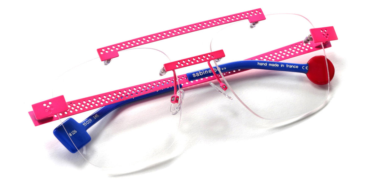 Sabine Be® Be Yourself Pierced SB Be Yourself Pierced 126 55 - Satin Neon Pink Eyeglasses