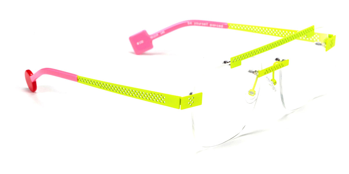 Sabine Be® Be Yourself Pierced SB Be Yourself Pierced 132 55 - Satin Neon Yellow Eyeglasses