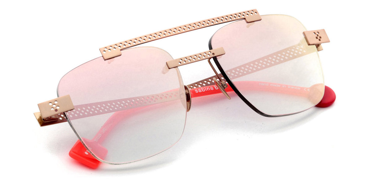 Sabine Be® Be Yourself Pierced Sun SB Be Yourself Pierced Sun 140 55 - Polished Rose Gold Sunglasses