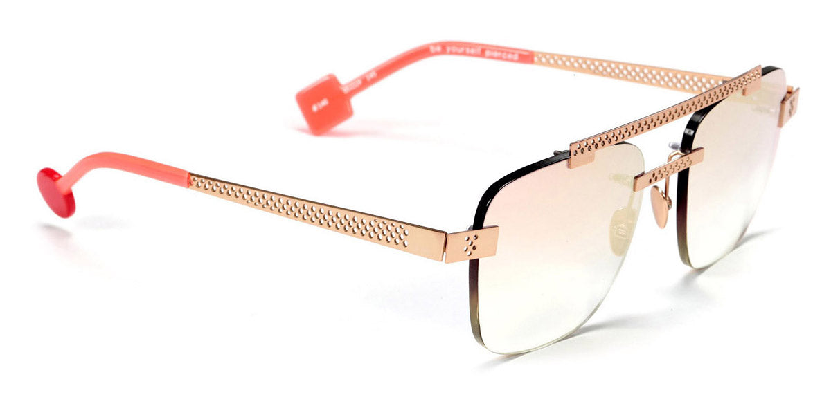 Sabine Be® Be Yourself Pierced Sun SB Be Yourself Pierced Sun 140 55 - Polished Rose Gold Sunglasses