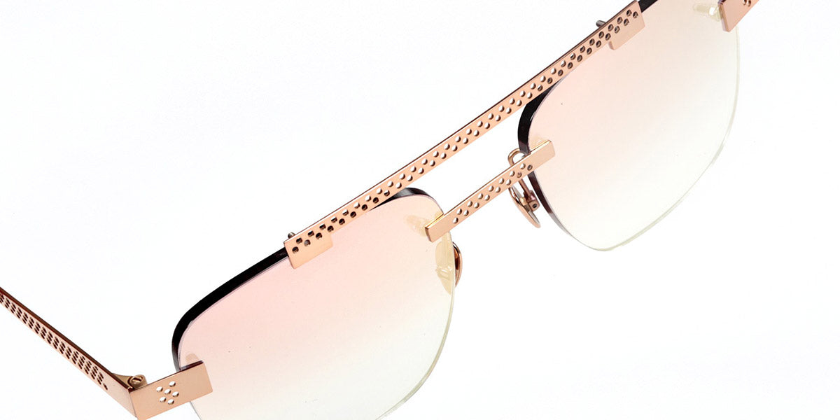 Sabine Be® Be Yourself Pierced Sun SB Be Yourself Pierced Sun 140 55 - Polished Rose Gold Sunglasses