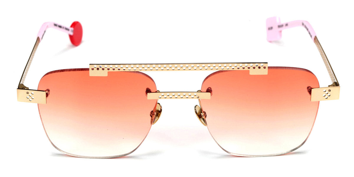 Sabine Be® Be Yourself Pierced Sun SB Be Yourself Pierced Sun 129 55 - Polished Pale Gold Sunglasses