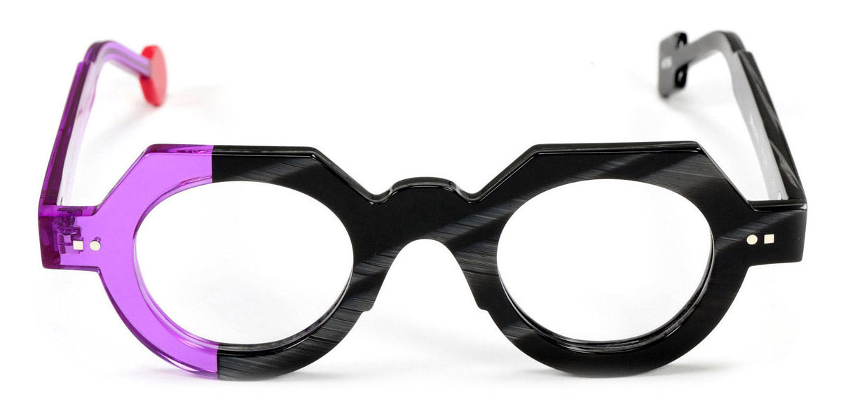 Sabine Be® Be Zoulou SB Be Zoulou 756 43 - Shiny Tawny Grey / Shiny Translucent Purple Eyeglasses