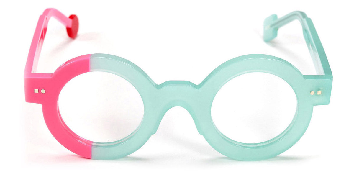 Sabine Be® Be Zozo SB Be Zozo 751 41 - Shiny Opal Turquoise / Shiny Neon Pink Eyeglasses