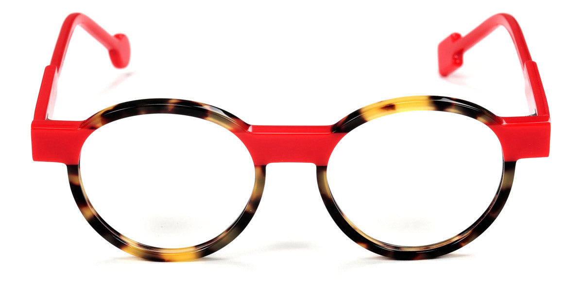 Sabine Be® Mini Be Clever SB Mini Be Clever 693 45 - Shiny Tokyo Tortoiseshell / Shiny Red Eyeglasses